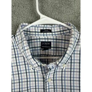 J Crew Shirt Mens XL Multicolor Performance Slim Untucked Button Down Stretch